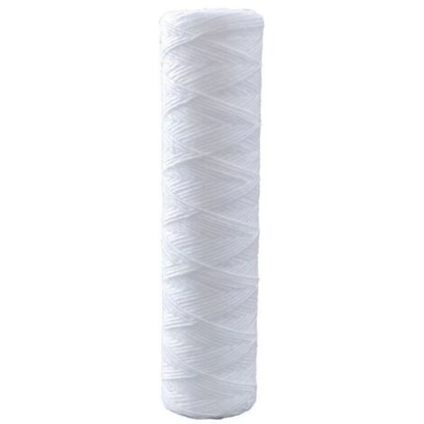 Paquete de 5 cartuchos de filtro de agua de 5 micras y 25,4 cm para filtración de sedimentos y sedimentos universales. Repuesto universal. Prefiltro de ósmosis inversa de polipropileno. (1/4)