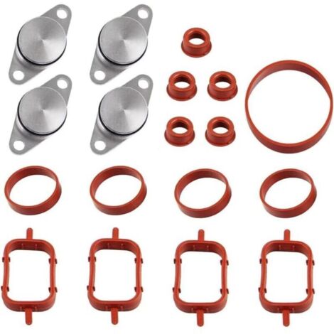 Kit de eliminación de aletas del colector de admisión de 4 x 22 mm 11612245439 para E87 E46 E90 E91 E92 E93 E39 E60 E83 E53 (1/4)