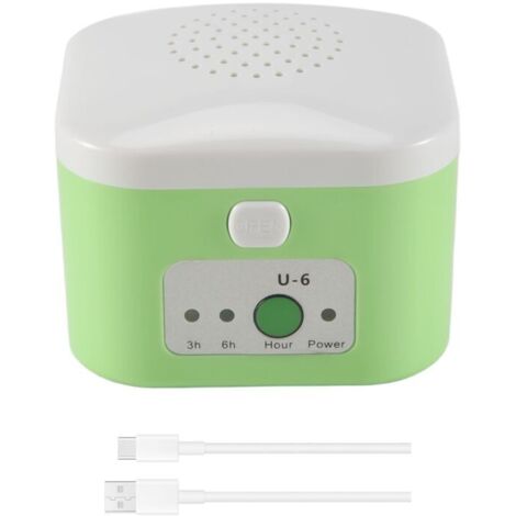 Caja de secado USB para audífonos, deshumidificador eléctrico impermeable para el cuidado de los oídos. (1/4)