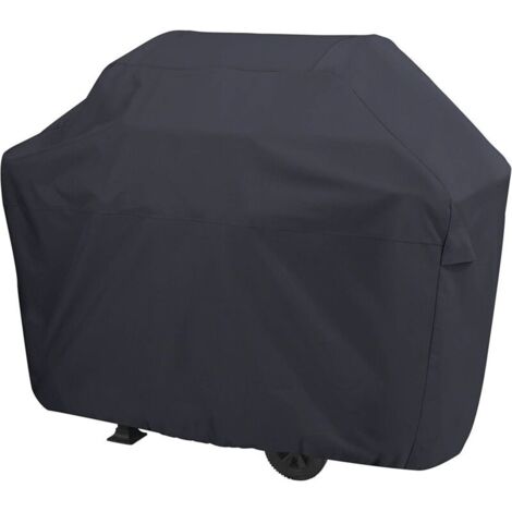 Funda para barbacoa de gas, negra - Accesorio para asar a la parrilla (1/4)