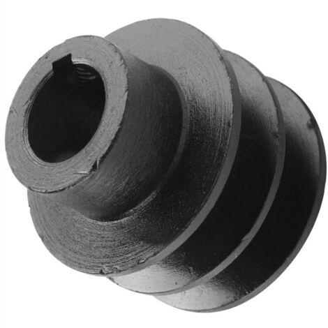 Polea de correa trapezoidal con orificio de doble ranura para motor 168F 170F GX110 GX120 GX160 GX200 Kart Quad 7HP