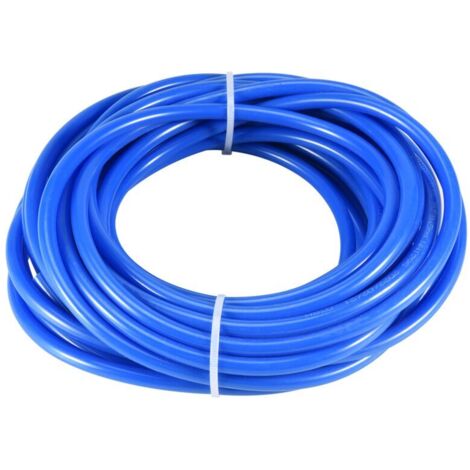 Manguera de aire de poliuretano azul de 10 metros, diámetro exterior de 8 mm, diámetro interior de 5 mm. (1/4)