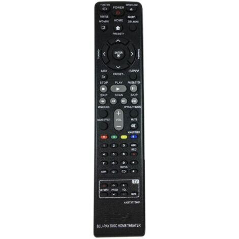 Mando a distancia universal para sistemas de cine en casa con códigos preprogramados. (1/4)