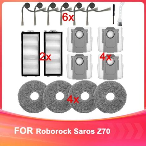 Kit de accesorios para aspiradora robot: Repuestos, filtros HEPA, mopas, cepillos laterales (1/4)