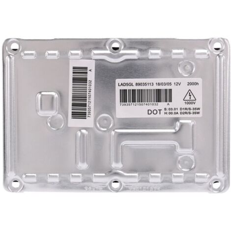 Balasto HID de xenón D1S D2S 12V Unidad de control de faros de 4 pines compatible con LAD5GL B6 A4