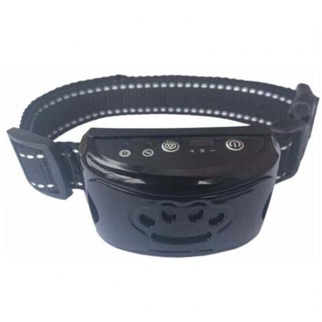 Collar antiladridos recargable para perros - Dispositivo antiladridos para perros pequeños, medianos y grandes - Negro (1/4)