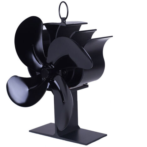 Ventilador para chimenea, ventilador termodinámico de aluminio, accesorio para chimenea y estufa. (1/4)