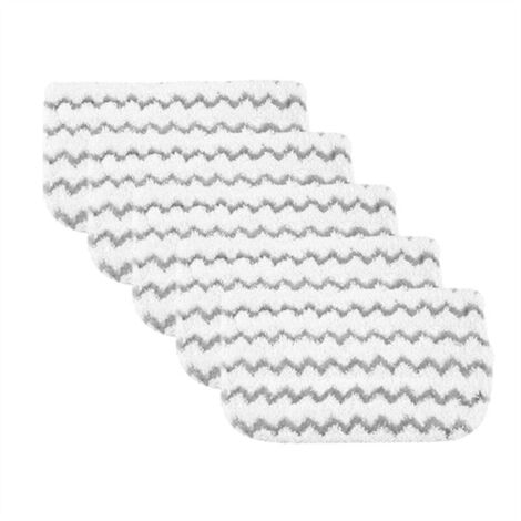 Paquete de 5 almohadillas de repuesto para mopa de vapor, compatibles con los modelos de la serie S1000. (1/4)