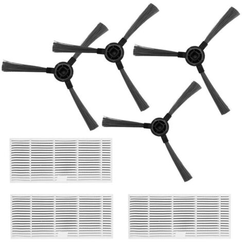 Cepillo lateral y filtro HEPA para aspiradoras robot (piezas de repuesto compatibles) (1/4)