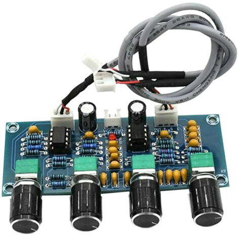 Preamplificador de audio con controles de graves y agudos, Tone Board NE5532 (1/4)