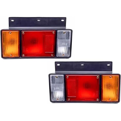 Luces traseras para automóviles y camiones, intermitentes, luces de freno, para Isuzu, NPR, ELF, NKR, NHR y NLR 1987-2022 (Color: Izquierda y Derecha) (1/4)