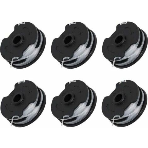 Paquete de 6 bobinas de repuesto para la desbrozadora inalámbrica Parkside PRTA 20-Li C3 IAN351753 (1/4)