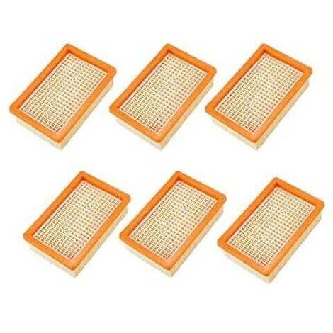 Juego de 6 filtros para aspiradoras Karcher MV4 MV5 MV6 WD4 WD5 WD6, repuestos, filtro de hígado (1/4)