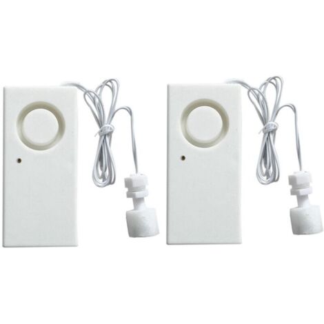 Detector de fugas de agua con alarma de seguridad de 120 dB y sensor doble antidesbordamiento.