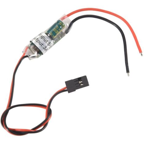 Fuente de alimentación estabilizada de 5V 3A para servomotores y receptores de radio. (1/4)