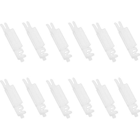 12 clips de fijación para embellecedores de parabrisas y parachoques de automóvil. (1/4)