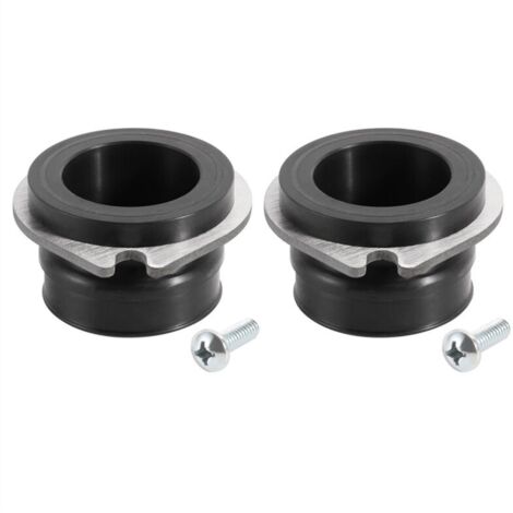 Acoplador flexible antivibración de 2 piezas para eliminación de residuos con conexión para manguera de descarga. (1/4)