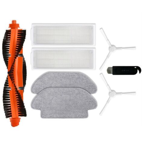 Repuestos para aspiradora robot: cepillo lateral, filtro HEPA, mopa, paño, accesorios (1/4)