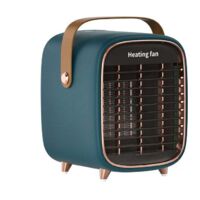 Ulisem - Mini calefactor de escritorio, silencioso, con ventilador de aire caliente, para el hogar, dormitorio, 90-240 V/50-60 Hz