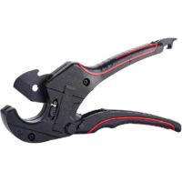 Cortador de tubos de PVC Ulisem de 63 mm, alicates para cortar tubos, cortador de tubos de PVC, herramienta para reparar tuberías, para cortar tuberías de PVC, CPVC, PE, PPR, pelar tuberías de agua y