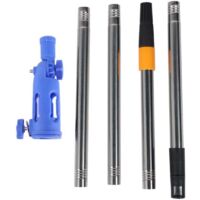 Extensión de pincel de acero inoxidable y plástico giratoria de 180 grados para pintar esquinas