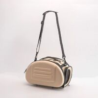 Bolsa transportadora para perros, bolsa transportadora para gatos y perros, transportín transpirable y plegable para mascotas, apto para gatos y perros pequeños y medianos, rosa 3620