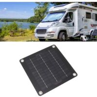 Kit de panel solar portátil de 10 W, cargador y mantenedor de batería solar de 12 V para coche, motocicleta y tractor.