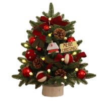 Árbol de Navidad artificial elegante para la decoración de interiores de oficinas.