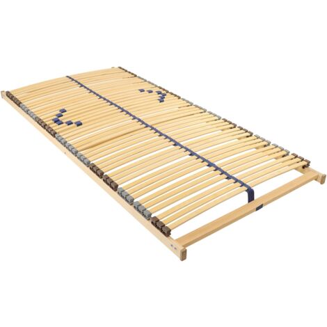 Lattenrost 80x200 cm vormontiert , 42 Latten 7-Zonen Birkenschichtholz belastbar 150 Kg Made in Germany
