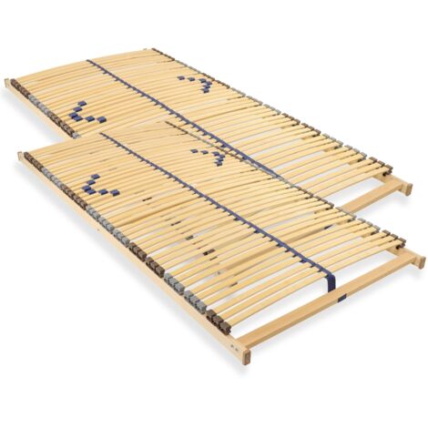 Lattenrost 160x200 cm vormontiert , 42 Latten 7-Zonen Birkenschichtholz belastbar 150 Kg Made in Germany