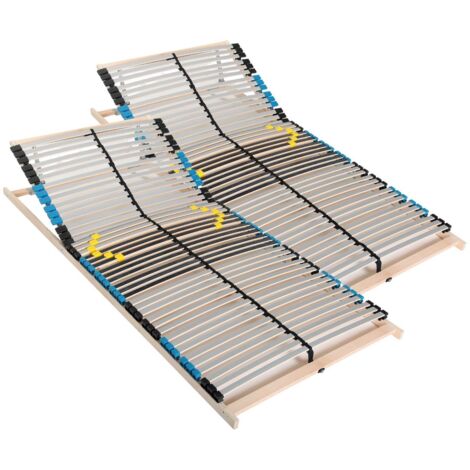 Lattenrost 180x200 Multi-verstellbarer Kopfteil, 42 Latten, 7 Zonen, Made in Germany, Belastung ca. 150Kg