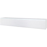 Meuble TV Lowboard 180 cm – Éclairage LED intégré – Panneau stratifié résistant à l'eau – Suspension murale ou pose au sol