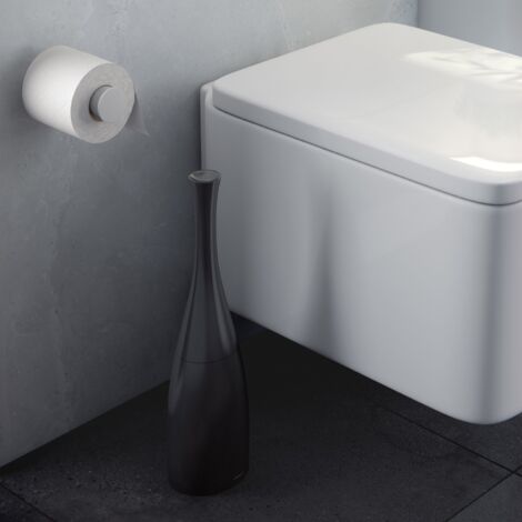 Cosmic Floorstanding Toilet brush holder Chrome Saku