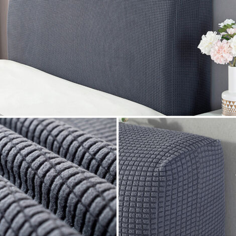 Housse Protection Tête De Lit 140-170cm Motif Peint - Housse Anti-poussière Élastique Pour Lit Rembourré