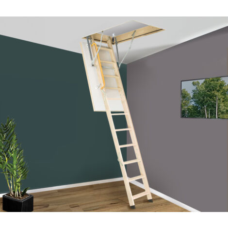 HandyStairs escalier escamotable Profi - Dimensions du caisson 110 x 60 cm - Hauteur 280 cm - Valeur U 1,26 W/m²