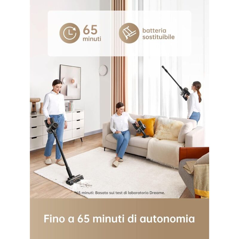 Dreame Rullo per Aspirapolvere senza Fili R10, per Ogni Tipo di