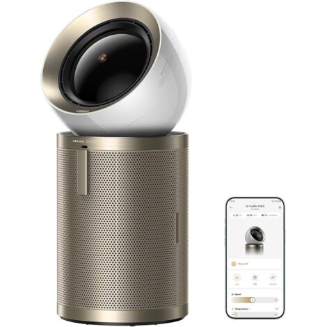 DREAME PM20 AirPursue Purificatore con Tecnologia Enviro Detect, Tecnologia di Modulazione a Doppio Flusso, Riscaldamento Rapido in 3 Secondi, Tecnologia di Filtrazione ed Eliminazione Multistrat
