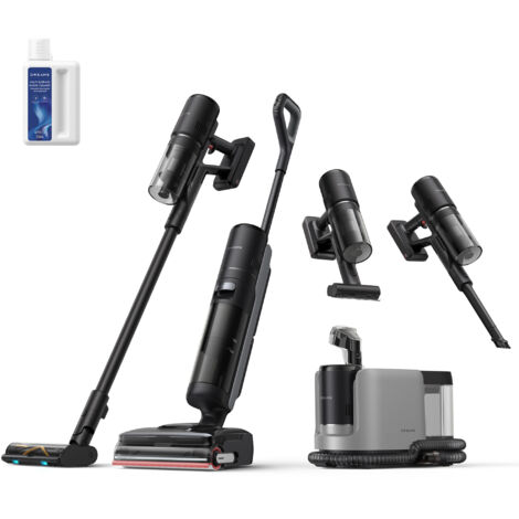 DREAME H15 Mix Aspirapolvere Lavapavimenti 7-In-1, Braccio Robotico IA, Pulizia Bordi su 3 Lati, Aspirazione 23 kPa, Dosaggio Intelligente, 0 Grovigli, Lavaggio Spazzola a 100 掳C
