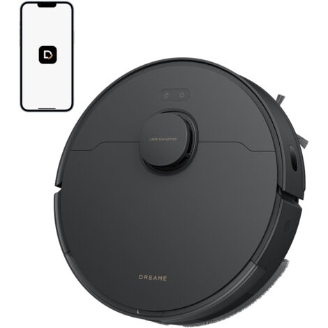 DREAME D20 Robot Aspirapolvere, Aspirazione 13.000 Pa, Doppia Spazzola Antigroviglio, Navigazione LDS, Aspirapolvere e Lavapavimenti 2 in 1, Pavimenti e Tappeti e Moquette, Batteria da 5.200 mAh