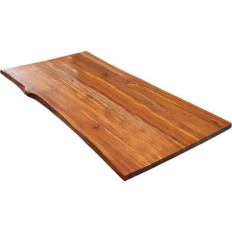 Tischplatte Baumkante Akazie cognac 160 x 85 cm IMKA (1/5)