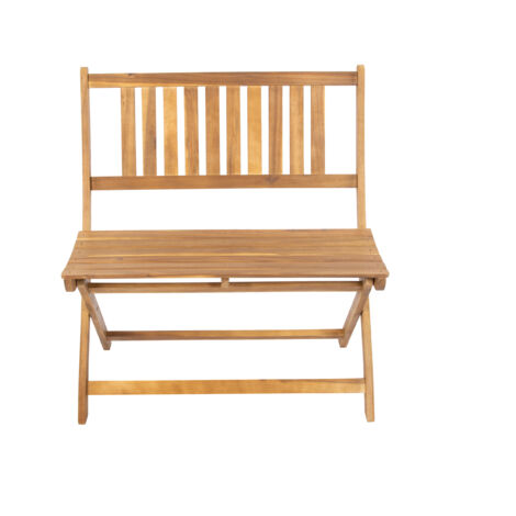 Gartenbank Akazie 80 cm Sitzbank klappbar SKARA