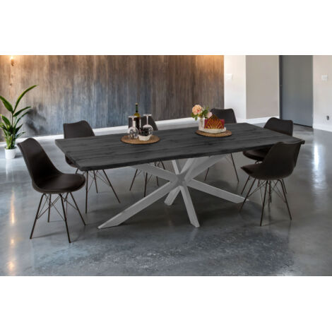 Esstisch Holz Grau 1
