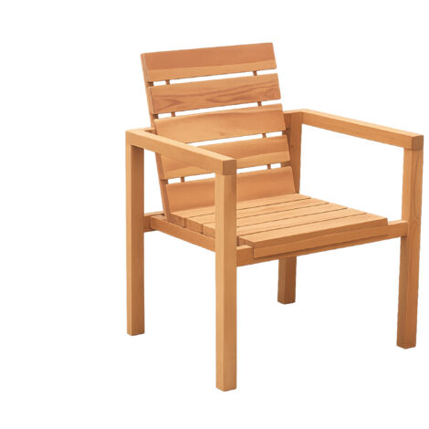 Teak Gartensessel mit Armlehnen FREETOWN (1/4)