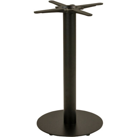 Tischgestell Bistrotische & Esstische Standfuß rund Einzelsäule 40x40x72 cm schwarz (1/5)