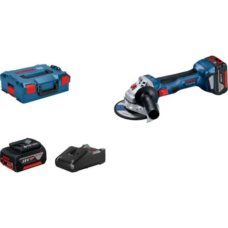 Bosch GWS 18V-7 Professional - Winkelschleifer - schnurlos - 125 mm - 2 Akkus - 18 V