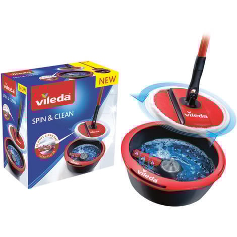 SYSTÈME DE LAVAGE DES SOLS VILEDA SPIN & CLEAN