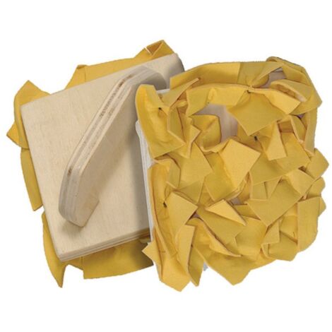 TAMPONE SERIE T20 CON BASE IN LEGNO. CM.20X20 (1/2)