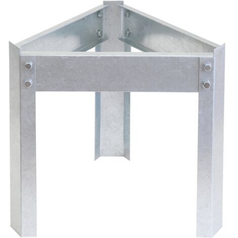 F-U Supporto Per Fusto E Bidone In Acciaio - Piedistallo Portafusto Con O Senza Ruote, Modello 48 Cm Per Contenitori Fino A 100 Lt