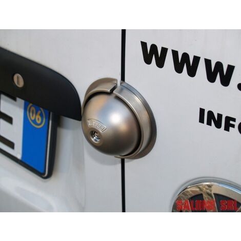 Paar metallische Ufo-Vorhängeschlösser für Fahrzeuge (1/5)