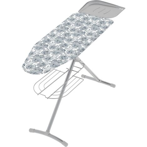 Bügelbrett TURBO 120x44 cm mit Grillrost und Kesselhalter, platzsparend COLOMBO